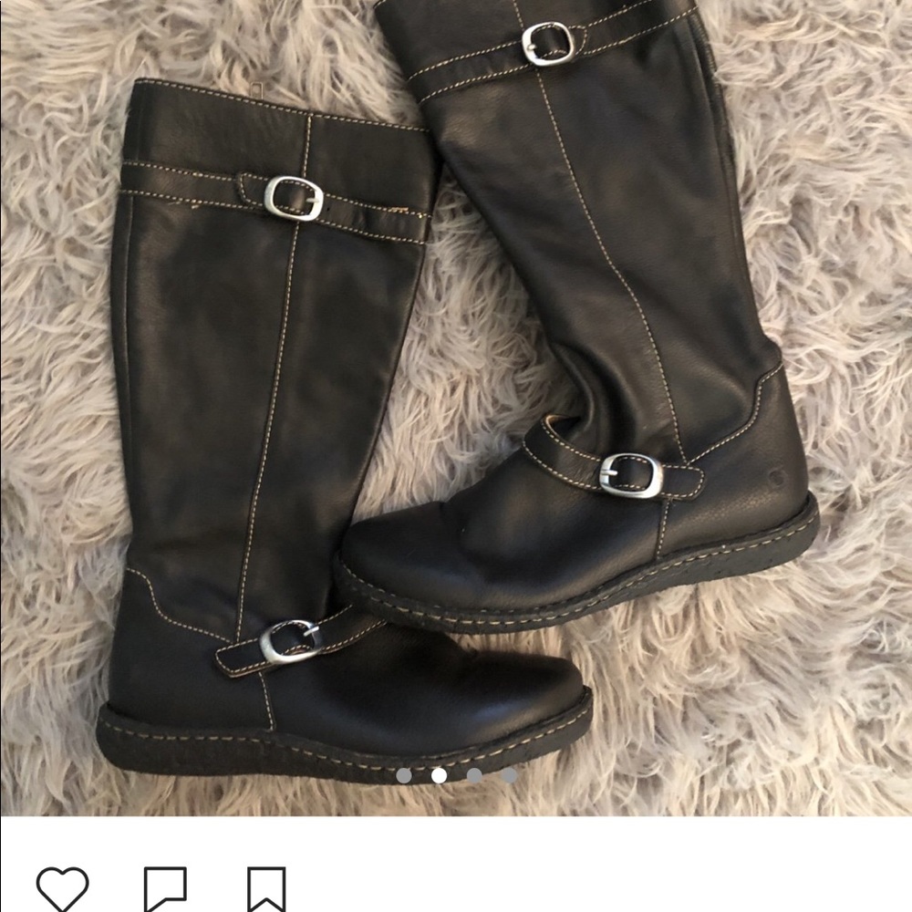 🖤 BORN TALL BLACK BOOTS SZ 10🖤